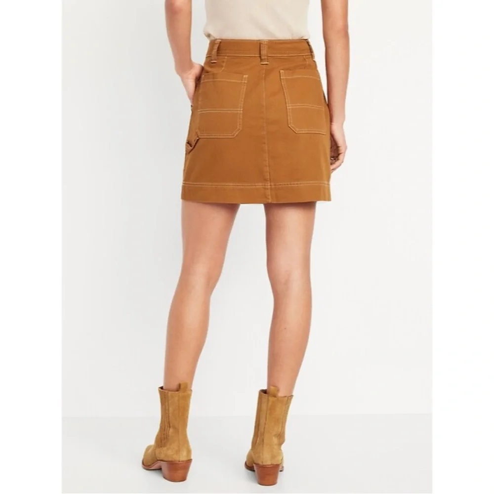 NWT Old Navy Utility Mini Skirt Tan